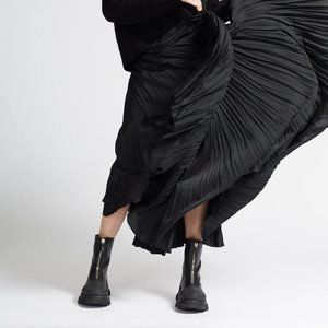 JIL SANDER Black Boston Boot Size:36 New With Box